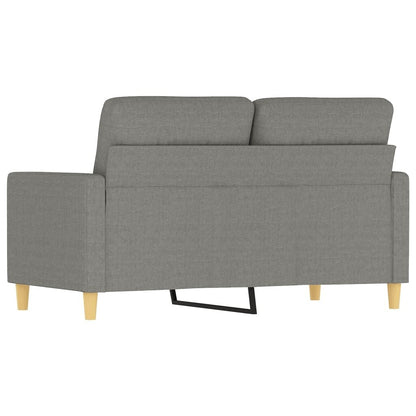 Canapé 2 places vidaXL Gris foncé 47,2 cm Tissu - 54,3 x 30,3 x 31,5 cm