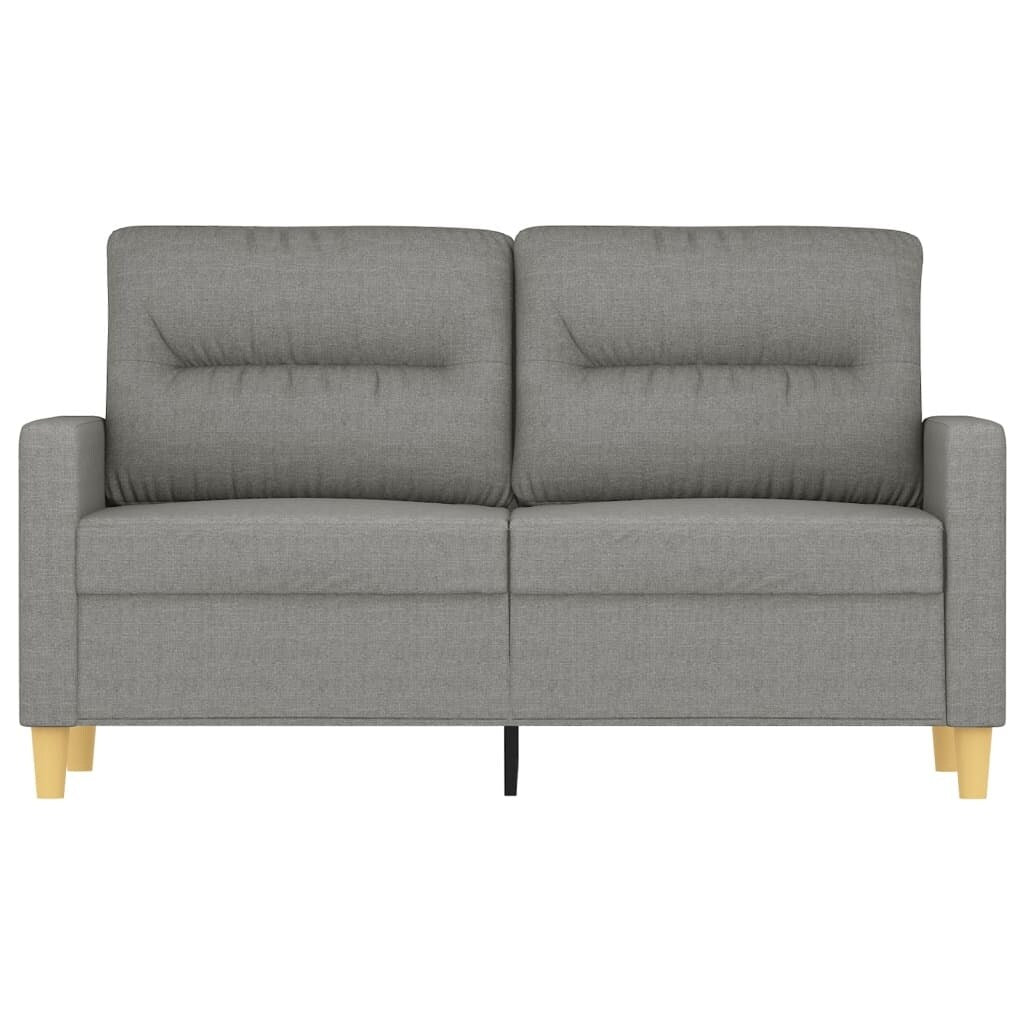 Canapé 2 places vidaXL Gris foncé 47,2 cm Tissu - 54,3 x 30,3 x 31,5 cm