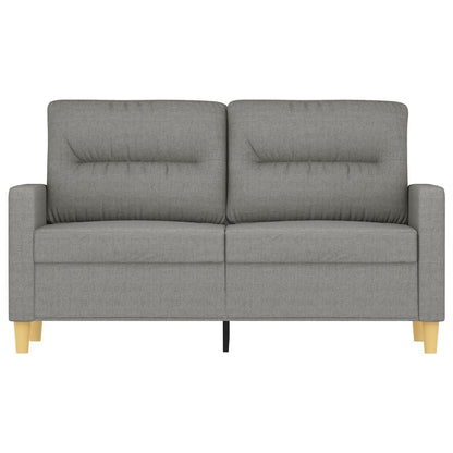 Canapé 2 places vidaXL Gris foncé 47,2 cm Tissu - 54,3 x 30,3 x 31,5 cm