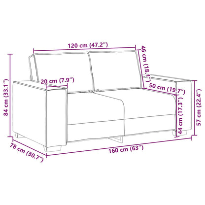 Ensemble de canapé 3 pièces vidaXL avec coussins, tissu noir/gris foncé - 39 x 30,7 x 33,1