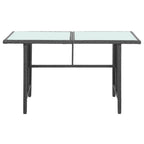 Ensemble de meubles de jardin vidaXL, canapé sectionnel avec table en rotin - 47,2 x 27,6 x 26