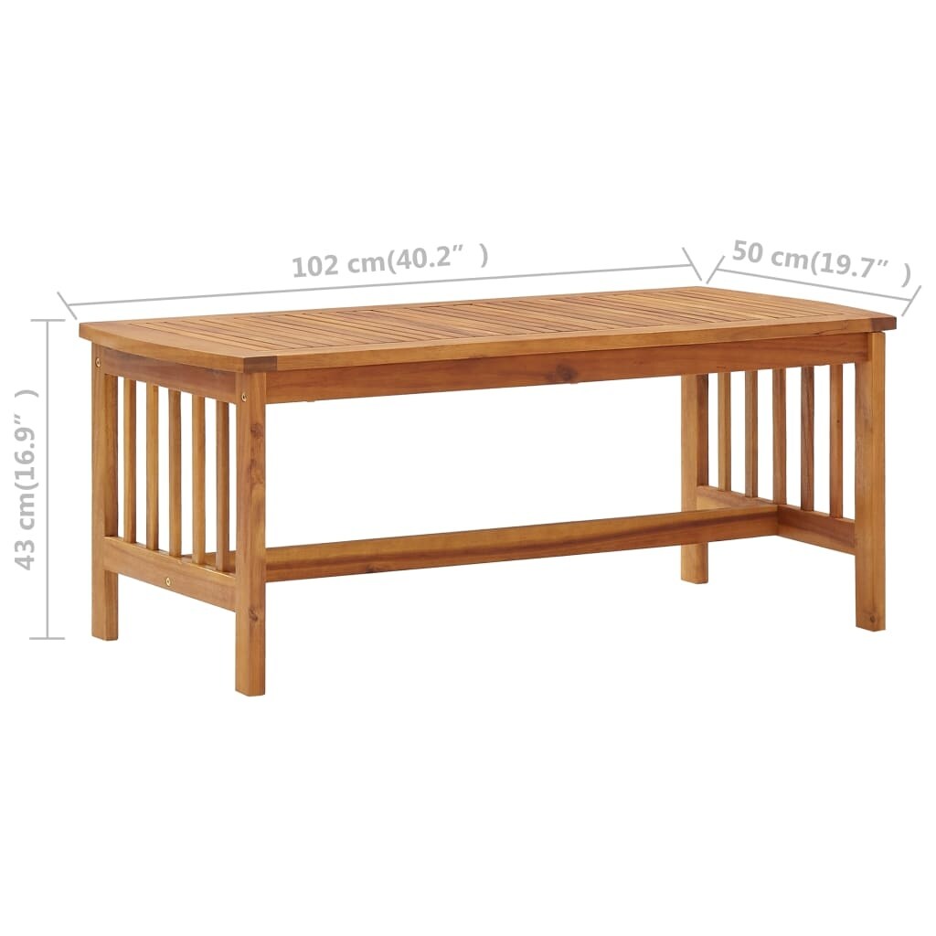 vidaXL Ensemble de salon de jardin 5 pièces avec coussins en bois d'acacia massif