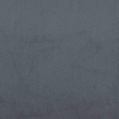 Canapé-lit de sol compact en velours gris foncé vidaXL - 48,0 x 48,0 x 21,7
