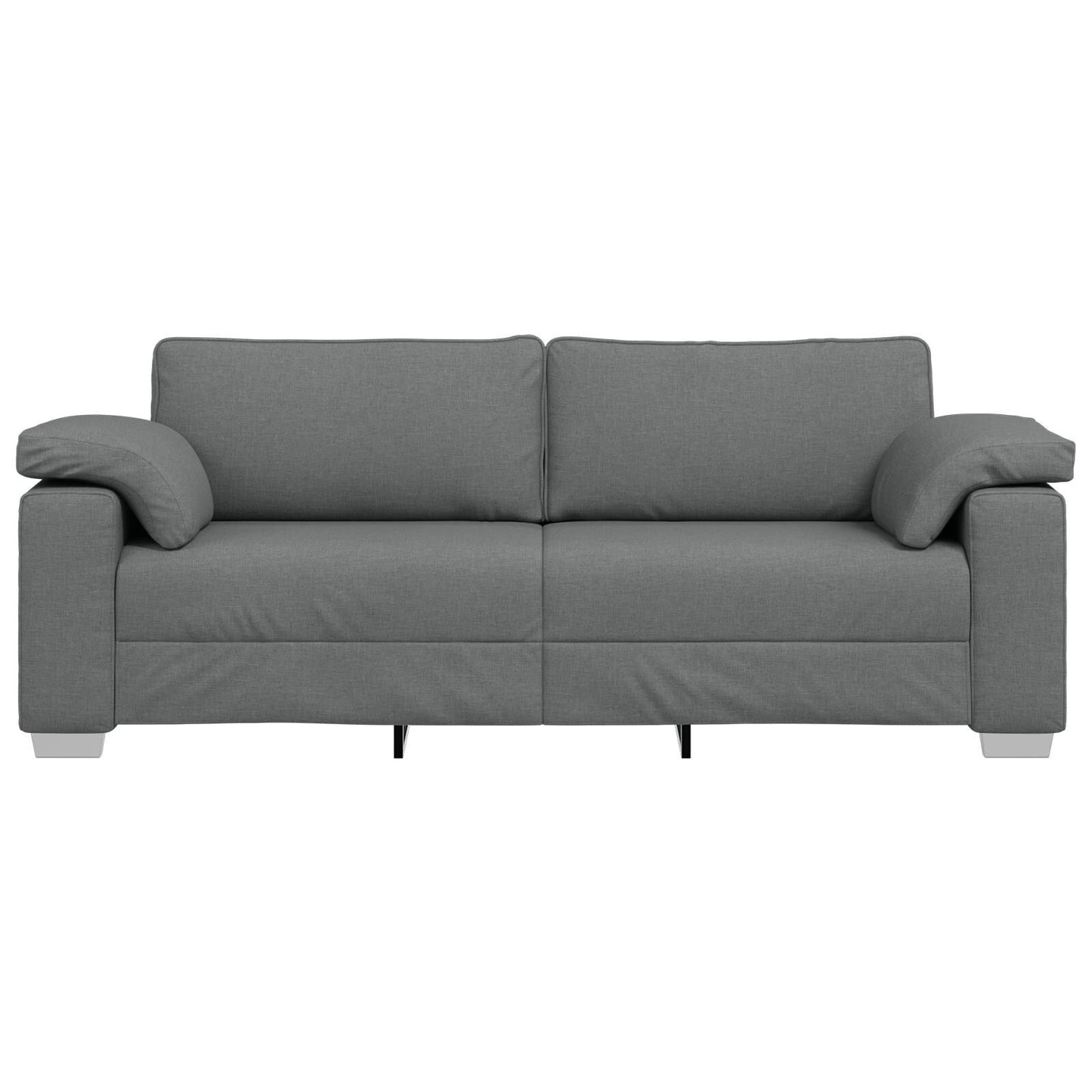Canapé vidaXL Noir/Gris foncé Métal - 86,2 x 30,3 x 32,3