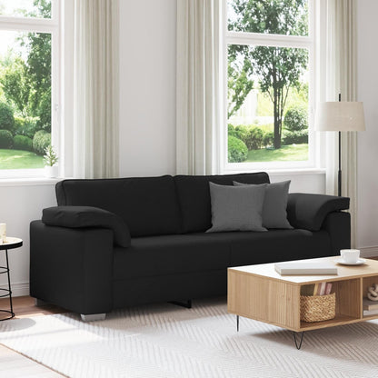 Canapé vidaXL Noir/Gris foncé Métal - 86,2 x 30,3 x 32,3