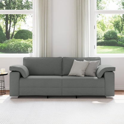 Canapé vidaXL Noir/Gris foncé Métal - 86,2 x 30,3 x 32,3