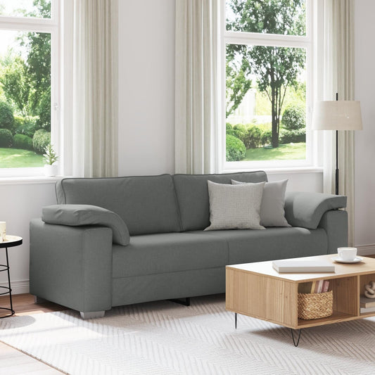 Canapé vidaXL Noir/Gris foncé Métal - 86,2 x 30,3 x 32,3