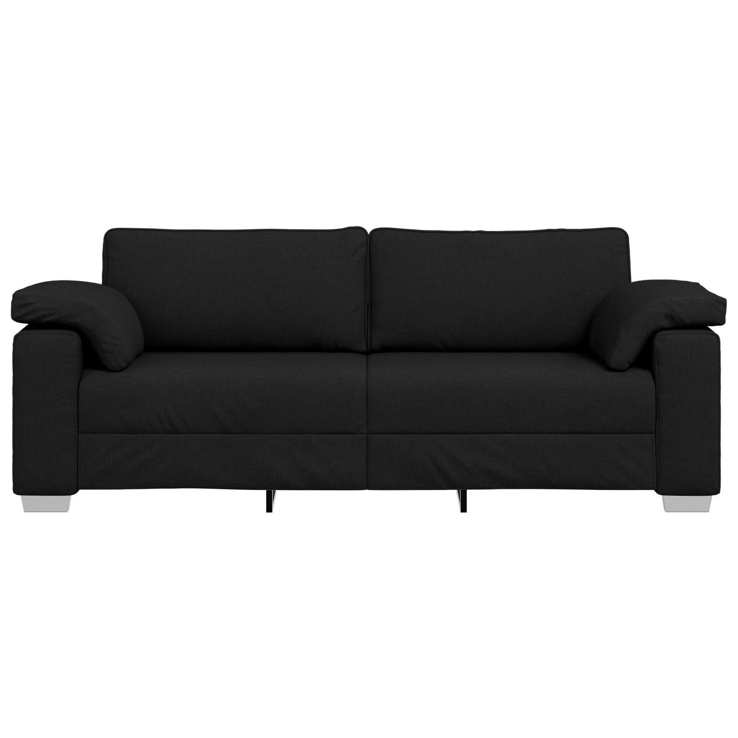 Canapé vidaXL Noir/Gris foncé Métal - 86,2 x 30,3 x 32,3