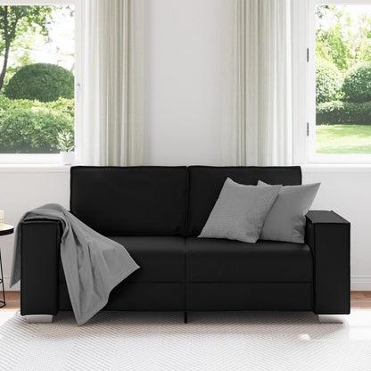 vidaXL Canapé Noir